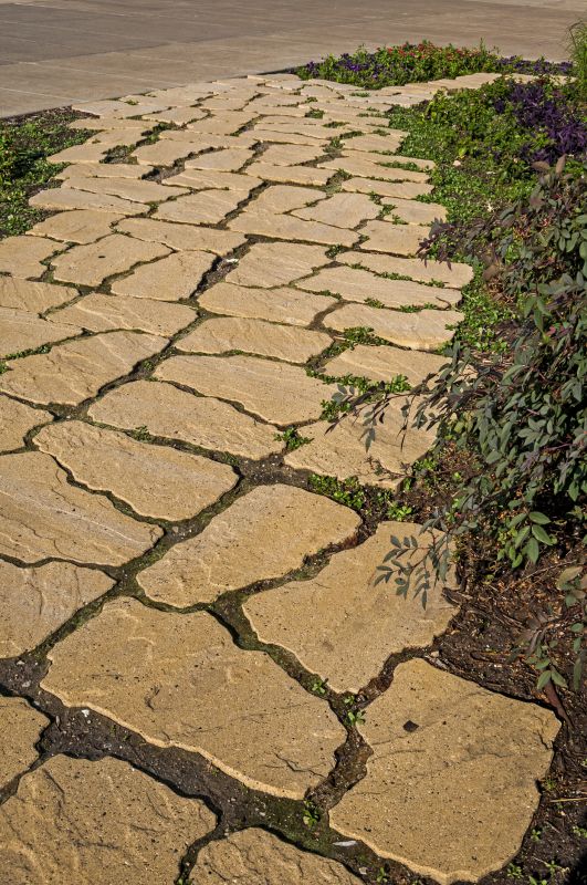 Stone Sidewalk Repair
