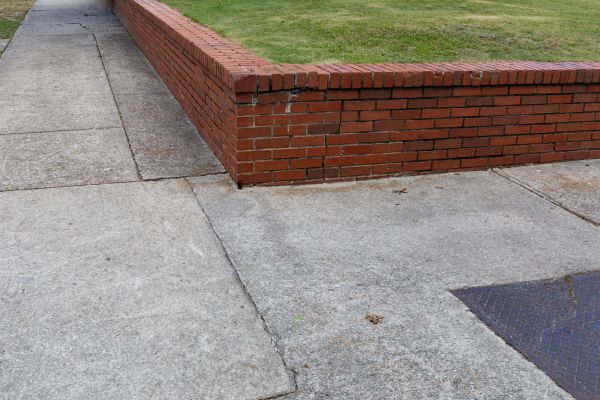 Brick Retaining Wall Repair in Fernandina Beach